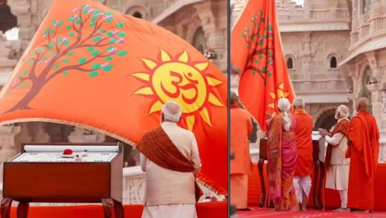 श्रीराम मंदिर पर धर्म ध्वज फहराना त्याग और समर्पण का प्रतीक : चंपत राय