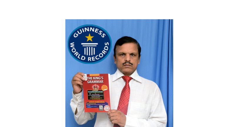 The Fastest Grammar Teacher in the World Sanjay Kumar Sinha, Being an Indian, Once Again in Global Spotlight