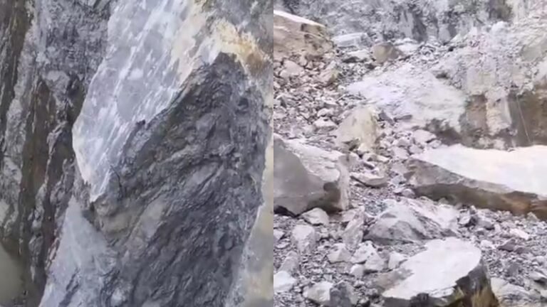 पत्थर खनन में दबे 2 मजदूर, कई अभी भी मलबे में, रेस्क्यू ऑपरेशन जारी