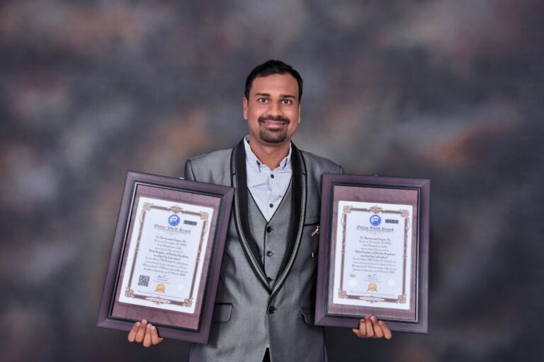 डॉ. रविप्रसाद सज्जन : 1,000 मोबाइल नंबर याद रखने और दोहराने वाले वर्ल्ड रिकॉर्ड होल्डर