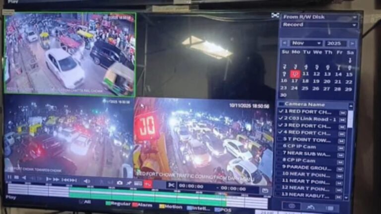 दिल्ली धमाके का नया CCTV वीडियो आया सामने, 10 सेकंड में बदल गया मंजर, जानिए पूरी कहानी