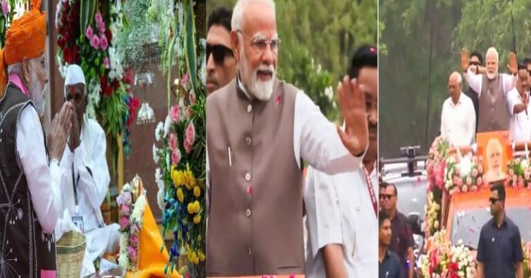 गुजरात में पीएम मोदी का रोड शो, बिरसा मुंडा जयंती समारोह में शामिल— 9,700 करोड़ की परियोजनाओं का करेंगे उद्घाटन