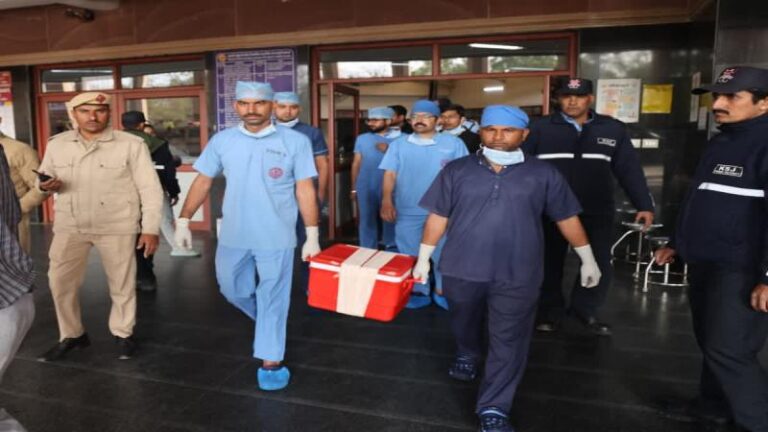 ब्रेन डेड श्रमिक ने तीन लोगों को दिया नया जीवन