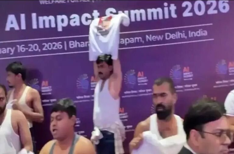 AI समिट में कांग्रेस के विरोध पर सियासी घमासान, BJP का आरोप– राहुल के घर में बनी रणनीति