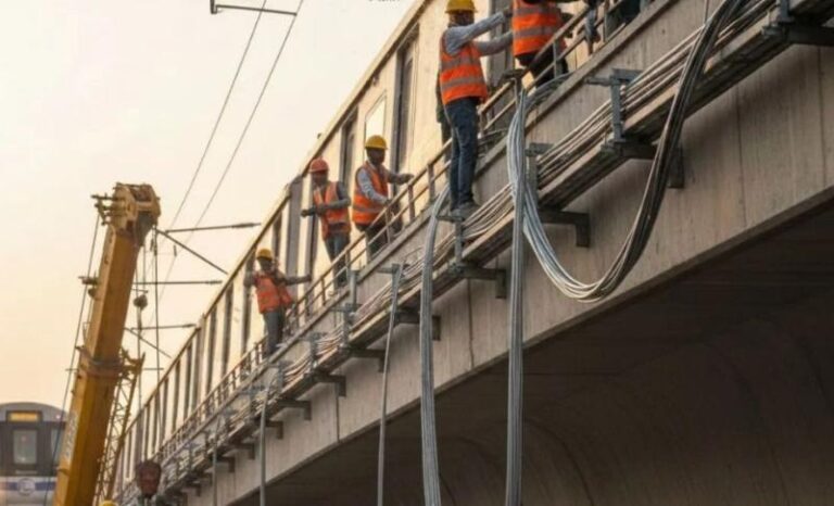 मेट्रो का 1000 मीटर केबल चोरी, सुरक्षा व्यवस्था पर उठे सवाल