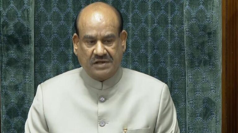 लोकसभा में सभापति ओम बिरला के खिलाफ अविश्वास प्रस्ताव पेश